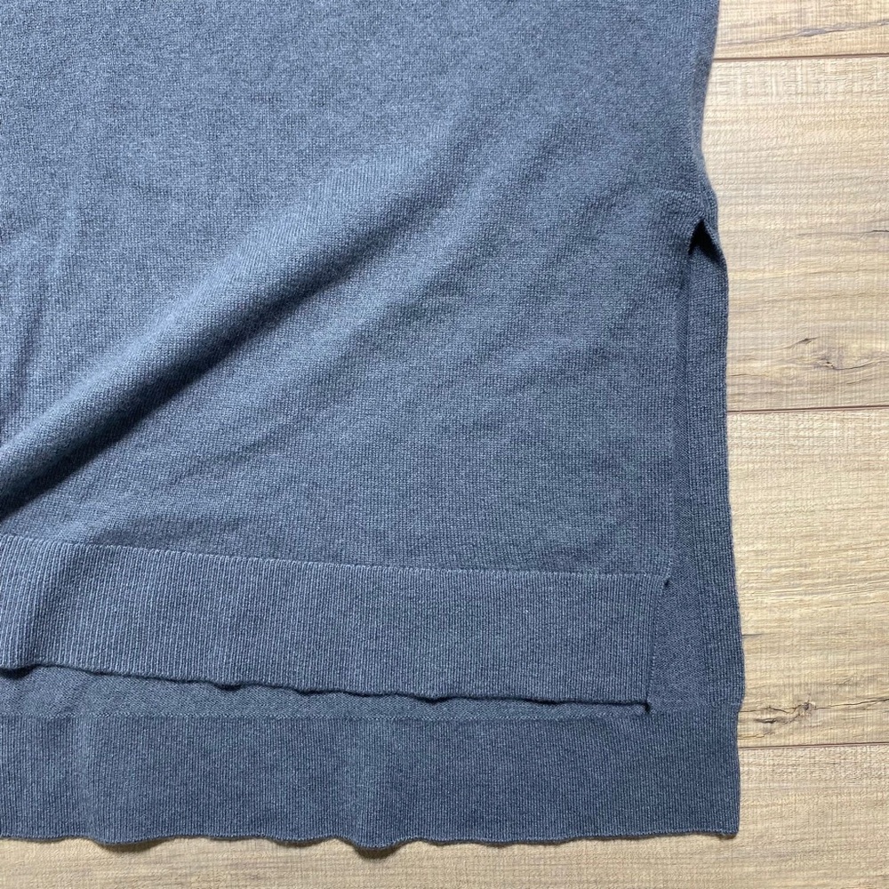 Club Monaco Womens Cashmere Mock Neck Tunic Size XXS Gray‎ Relaxed Fit - Picture 4 of 11